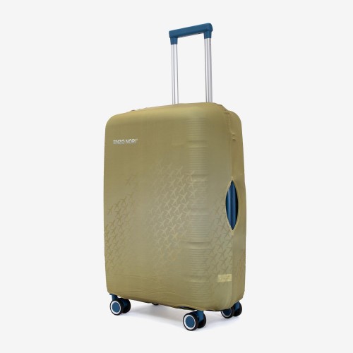 Husă troler ENZO NORI model AIRPLANE-GOLD mărimea L textil gold