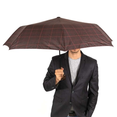 Umbrelă bărbați CLIMA C-COLLECTION model GARBO Bordo