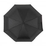 Umbrelă bărbați CLIMA C-COLLECTION model SEGURO negru-gri