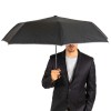 Umbrelă bărbați CLIMA C-COLLECTION model SEGURO negru-gri - Imagine 2