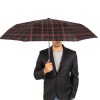 Umbrelă automată bărbați model CUADRADO negru-roșu - Imagine 1