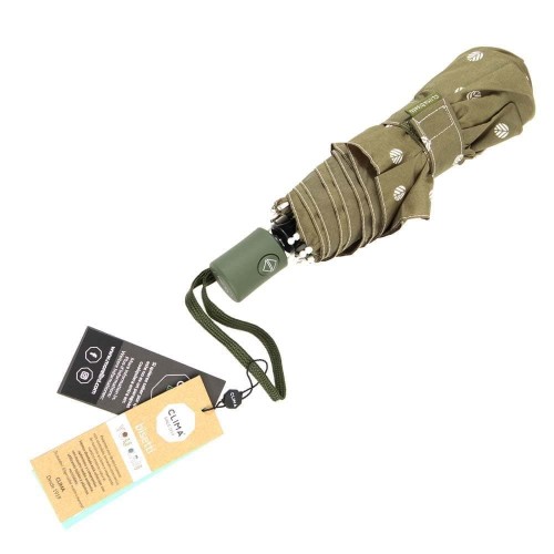 Umbrelă automată dama CLIMA BISETTI model RAMA protectie UV verde