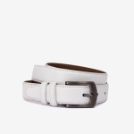Curea model VILY piele naturala alb Curea model VILY piele naturala alb