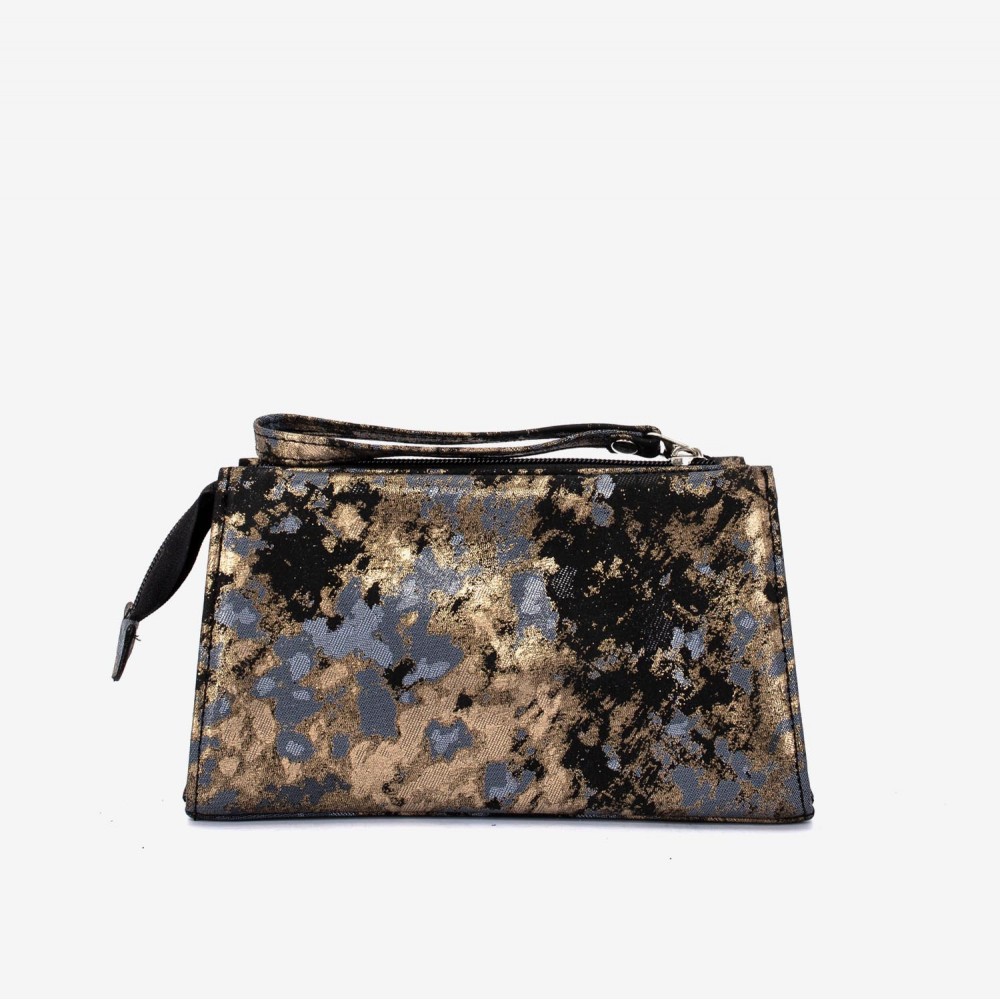 Geanta cosmetica ENZO NORI JODI, piele naturala, paleta multicolor