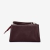 Geanta cosmetica ENZO NORI JODI, piele naturala, burgundy