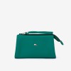 Geanta cosmetica ENZO NORI JODI, piele naturala,  verde
