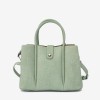 Geanta dama model STELLA din piele ecologică verde - Imagine 4