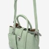 Geanta dama model STELLA din piele ecologică verde - Imagine 2
