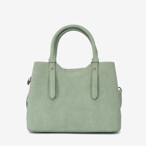 Geanta dama model ZILDA din piele ecologică verde