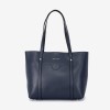 Geanta shopper model DENISE din piele ecologică bleumarin - Imagine 1