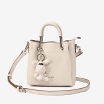 Geanta dama model AYRA din piele ecologică bej 