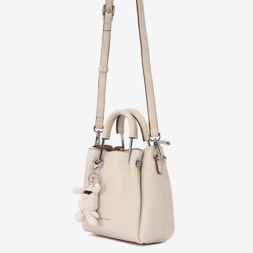 Geanta dama model AYRA din piele ecologică bej 