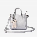 Geanta dama model AYRA din piele ecologică gri