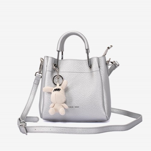 Geanta dama model AYRA din piele ecologică gri