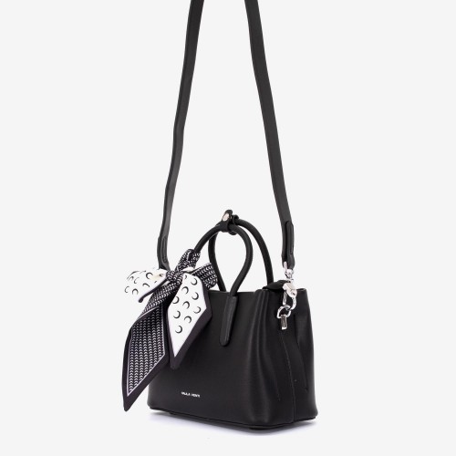 Geanta dama model TESI din piele ecologică negru