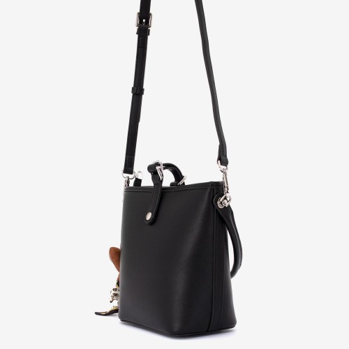 Geanta dama model VERONIK din piele ecologică negru