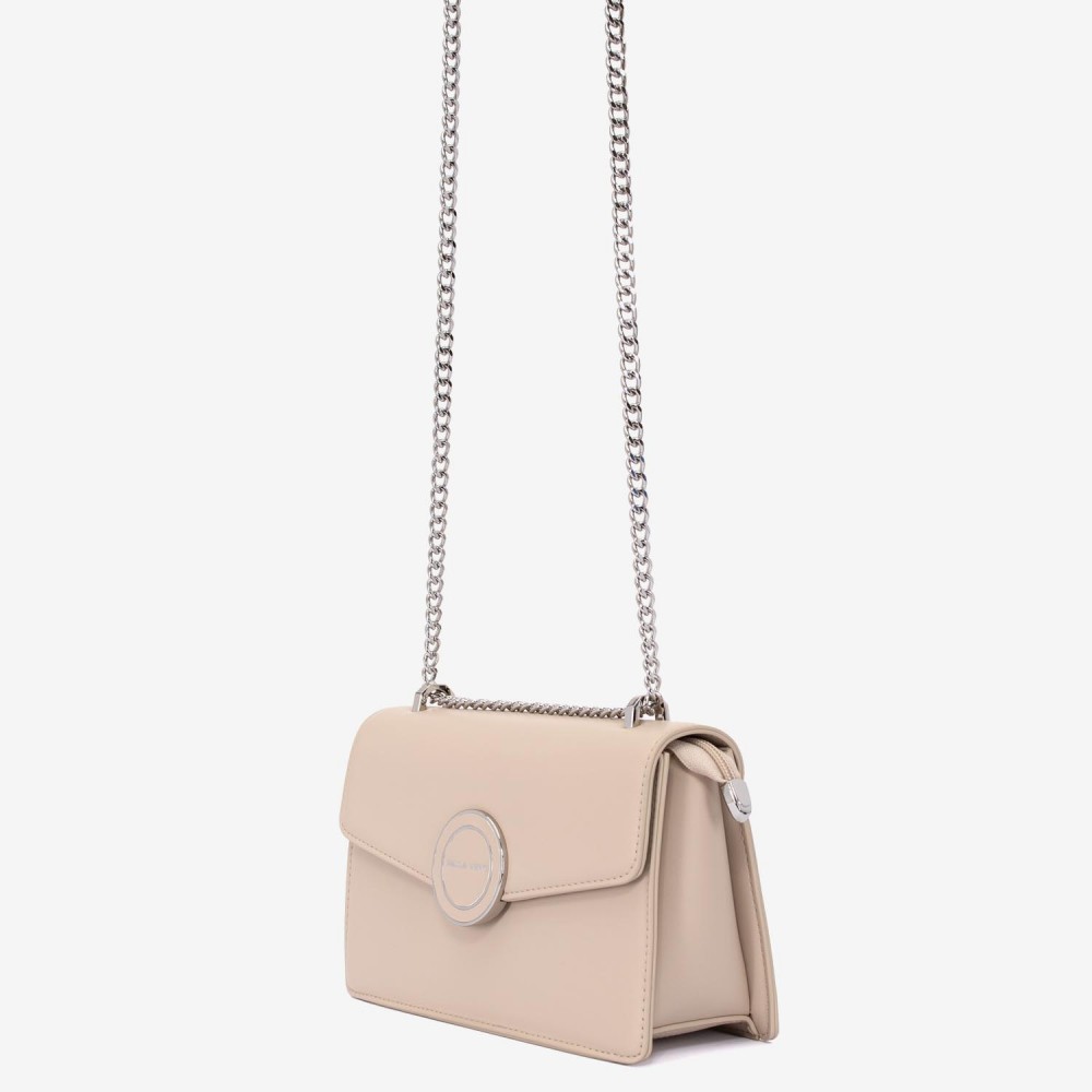 Geanta crossbody PINA piele ecologică bej