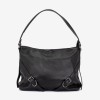 Geanta shopper model KARRA din piele naturală negru - Imagine 1
