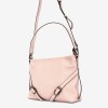 Geanta shopper model KARRA din piele naturală roz - Imagine 2