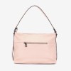Geanta shopper model KARRA din piele naturală roz - Imagine 3