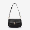 Geantă crossbody ENZO NORI model CAROL din piele naturală negru - Imagine 1