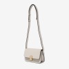 Geantă crossbody ENZO NORI model ROXY din piele naturală alb - Imagine 2