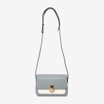 Geantă crossbody ENZO NORI model ROXY din piele naturală albastru