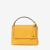 Geanta crossbody ENZO NORI model JEWEL din piele naturală galben - Imagine 1