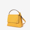 Geanta crossbody ENZO NORI model JEWEL din piele naturală galben - Imagine 2