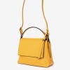 Geanta crossbody ENZO NORI model JEWEL din piele naturală galben - Imagine 4