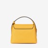Geanta crossbody ENZO NORI model JEWEL din piele naturală galben - Imagine 5