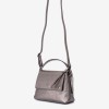 Geanta crossbody ENZO NORI model JEWEL din piele naturală gri - Imagine 2
