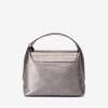 Geanta crossbody ENZO NORI model JEWEL din piele naturală gri - Imagine 4