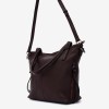 Geanta shopper ENZO NORI model JULIANA piele naturală burgundy - Imagine 2