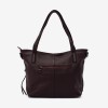 Geanta shopper ENZO NORI model JULIANA piele naturală burgundy - Imagine 3