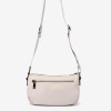 Geanta crossbody ENZO NORI model HALLI din piele naturală alb - Imagine 3