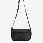 Geanta crossbody ENZO NORI model HALLI din piele naturală negru