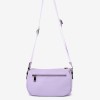 Geanta crossbody ENZO NORI model HALLI din piele naturală  violet - Imagine 3