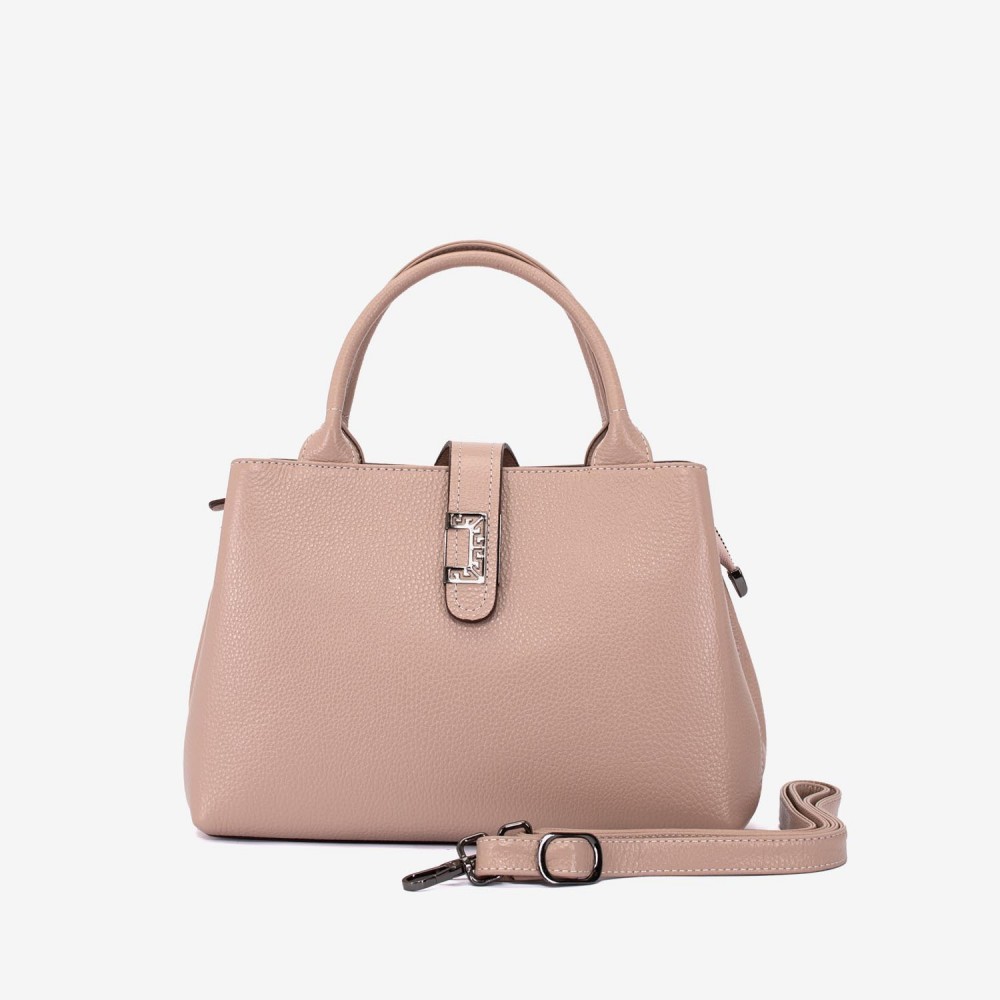 Geanta dama ENZO NORI DANIELLA, piele naturala, roz