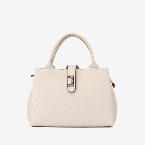 Geanta dama ENZO NORI DANIELLA, piele naturala, bej