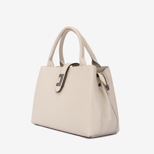 Geanta dama ENZO NORI DANIELLA, piele naturala, bej