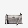 Geanta dama ENZO NORI ANABELLA, piele naturala, silver