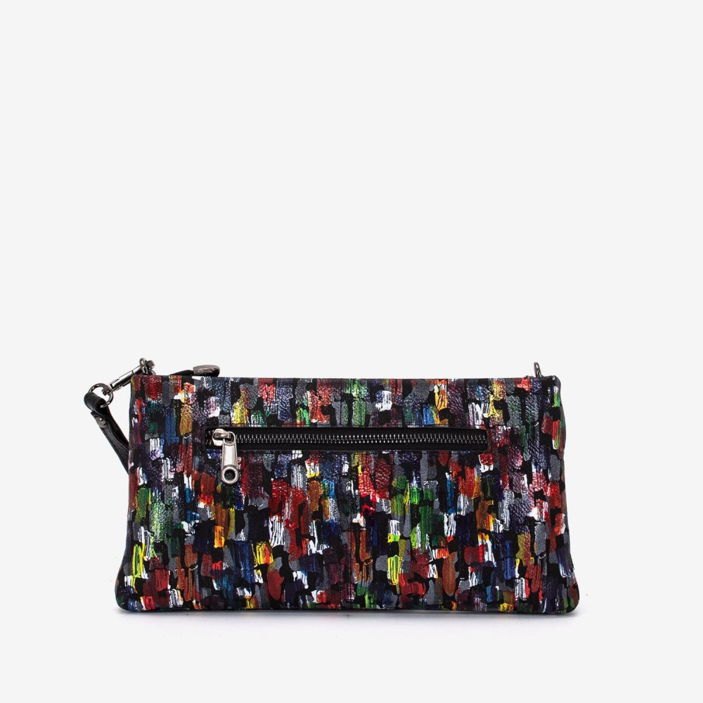 Geanta dama ENZO NORI ANABELLA, piele naturala, multicolor