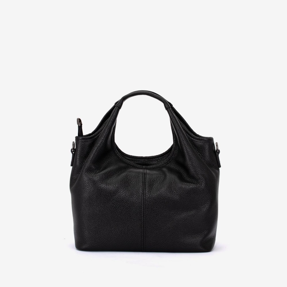 Geanta dama ENZO NORI MISHELL, piele naturala, negru