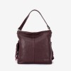 Geantа damа ENZO NORI model NATALIE din piele naturalа burgund