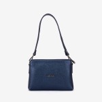 Geanta dama ENZO NORI model VANINA piele naturală albastru