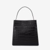 Geanta shopper ENZO NORI model LINDSY din piele naturală negru - Imagine 3