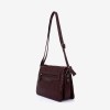 Geanta dama ENZO NORI model MIRANDA piele naturală burgundy