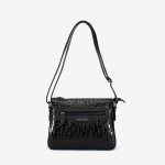 Geanta dama ENZO NORI model MIRANDA piele naturală negru