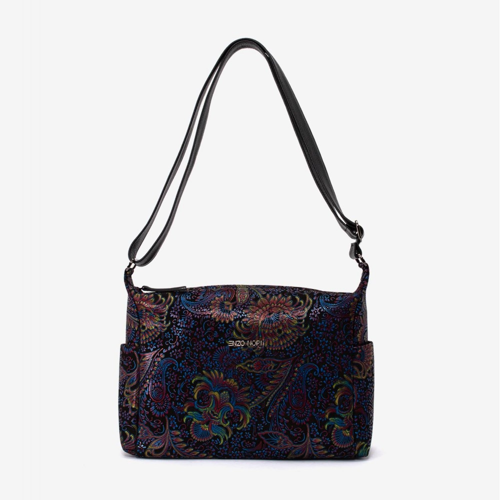 Geanta casual ENZO NORI model REYNA din piele multicolor